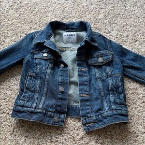 Old Navy Kids Dark Blue Jean Jacket